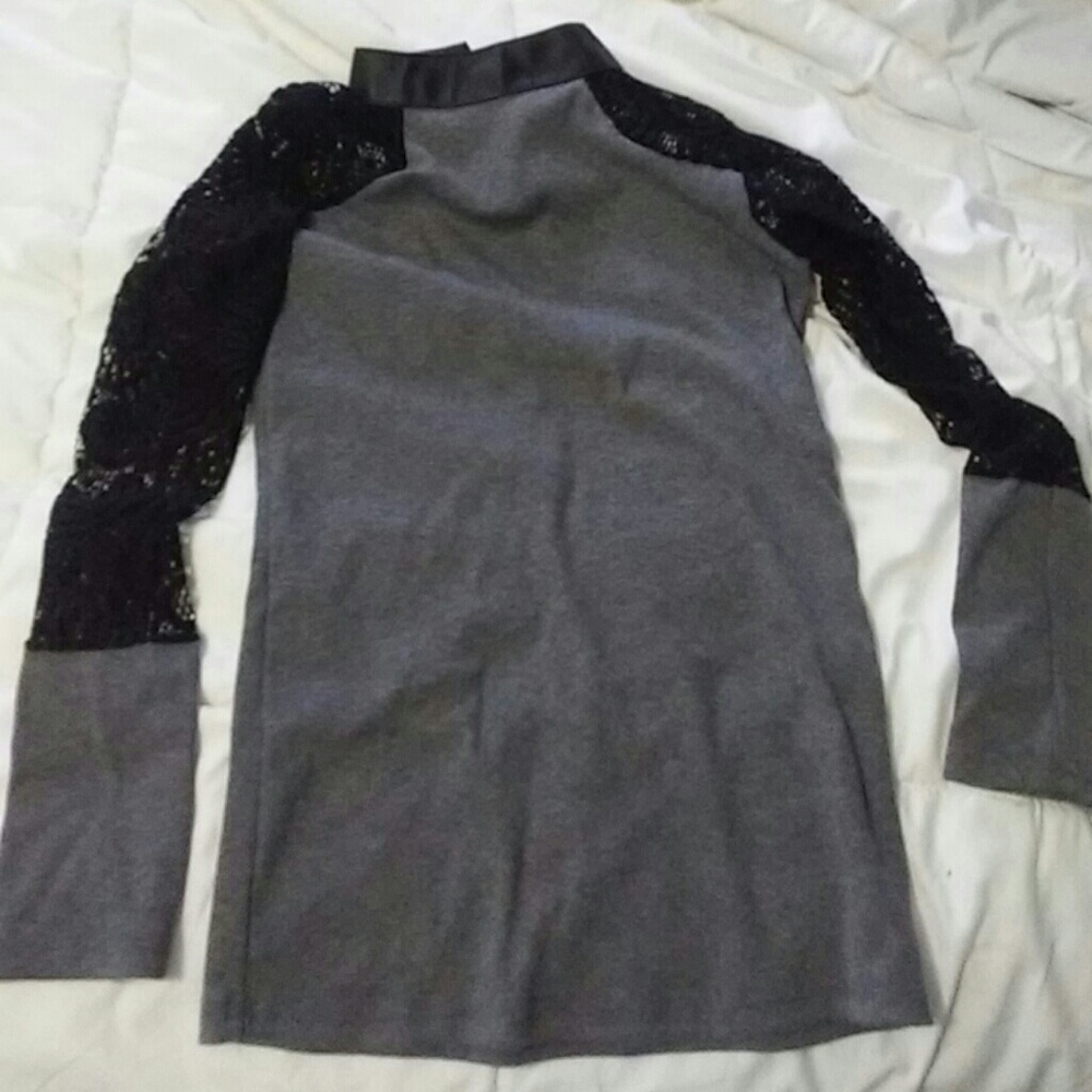 Lace dress shirt